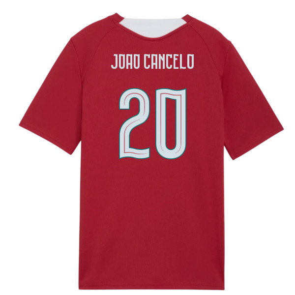 2026-2027 Portugal Training Jersey (Red) - Kids (Joao Cancelo 20)-SoccerKits Hub | Buy Soccer Jerseys Online
